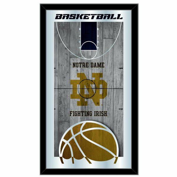 Holland Bar Stool Co Notre Dame 15" x 26" Basketball Mirror MBsktNotreD